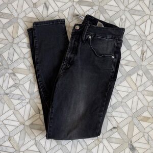 Good American Black good legs crop jeans size 4 / 27